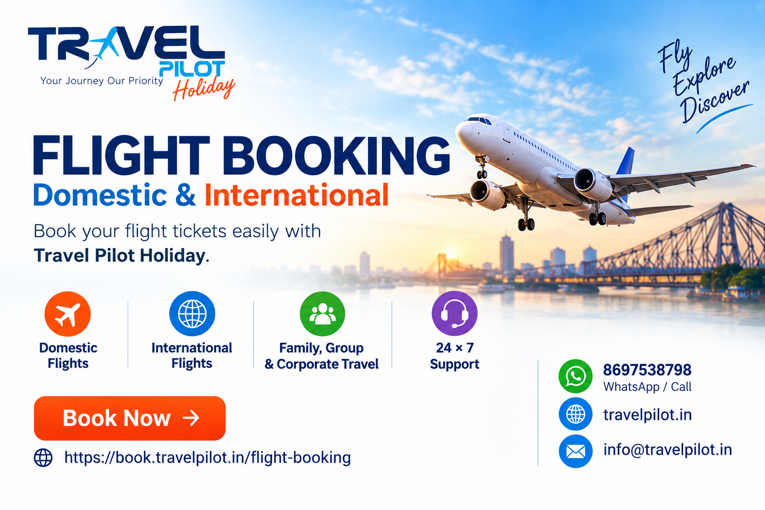 Flight Ticket Booking in Kolkata: Book Domestic & International Flights Online